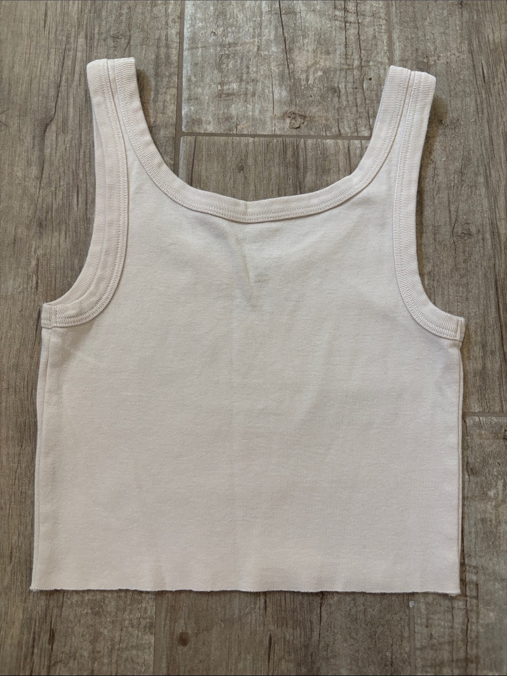 Billabong Cream Crop Tank with Graphic - Picture 2 of 3